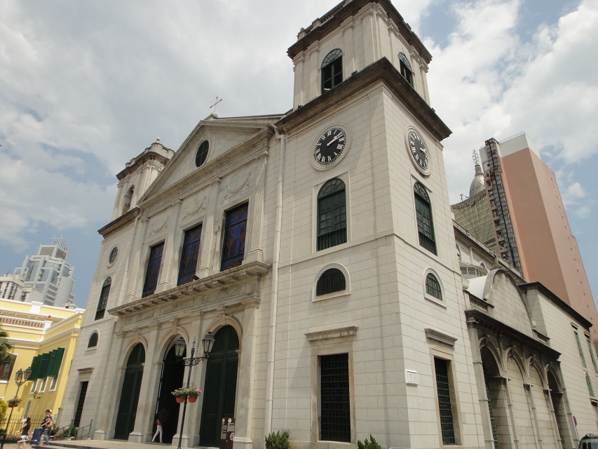 8月4号从香港去澳门大三巴,新老葡京,威尼斯人