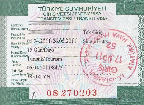 土耳其簽證攻略